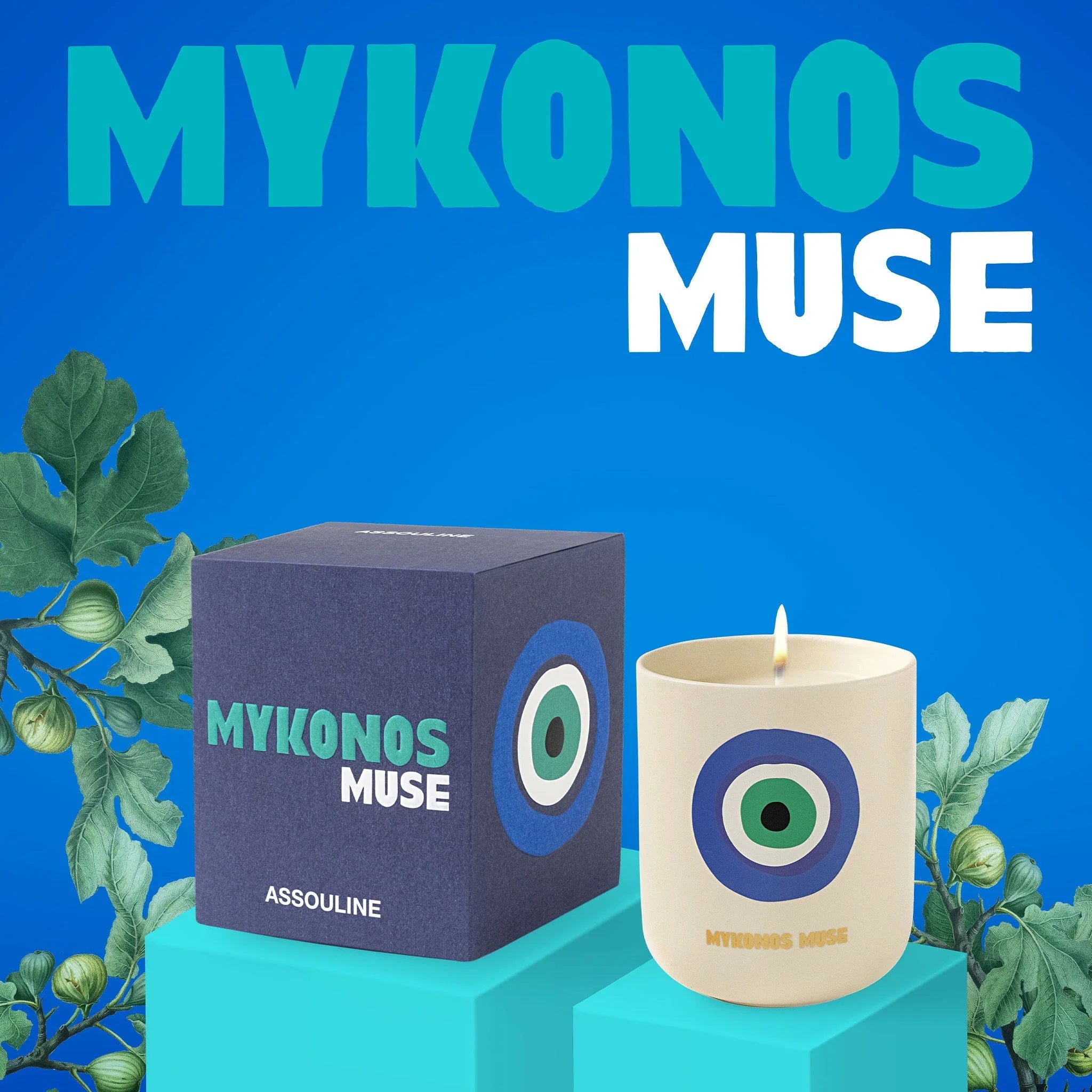 Assouline Mykonos Muse – Świeca Travel From Home