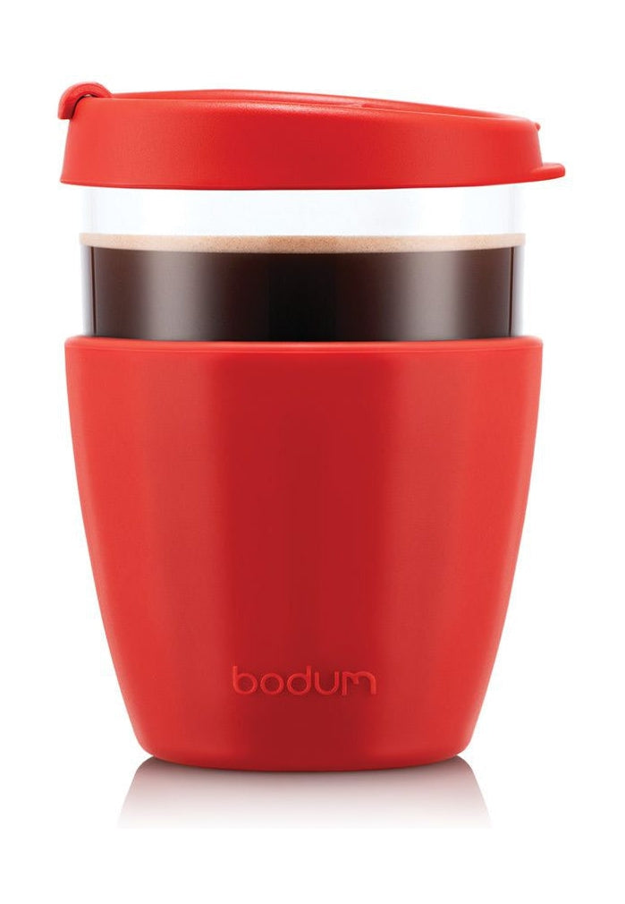 Bodum Joycup Travel Mug. Glass Black, 0.4 L