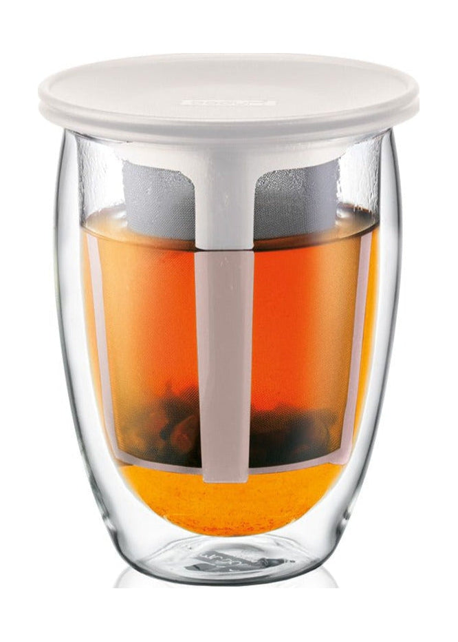 Herbata bodum na jedno szkło herbaty z filtrem z podwójnym murem, samią
