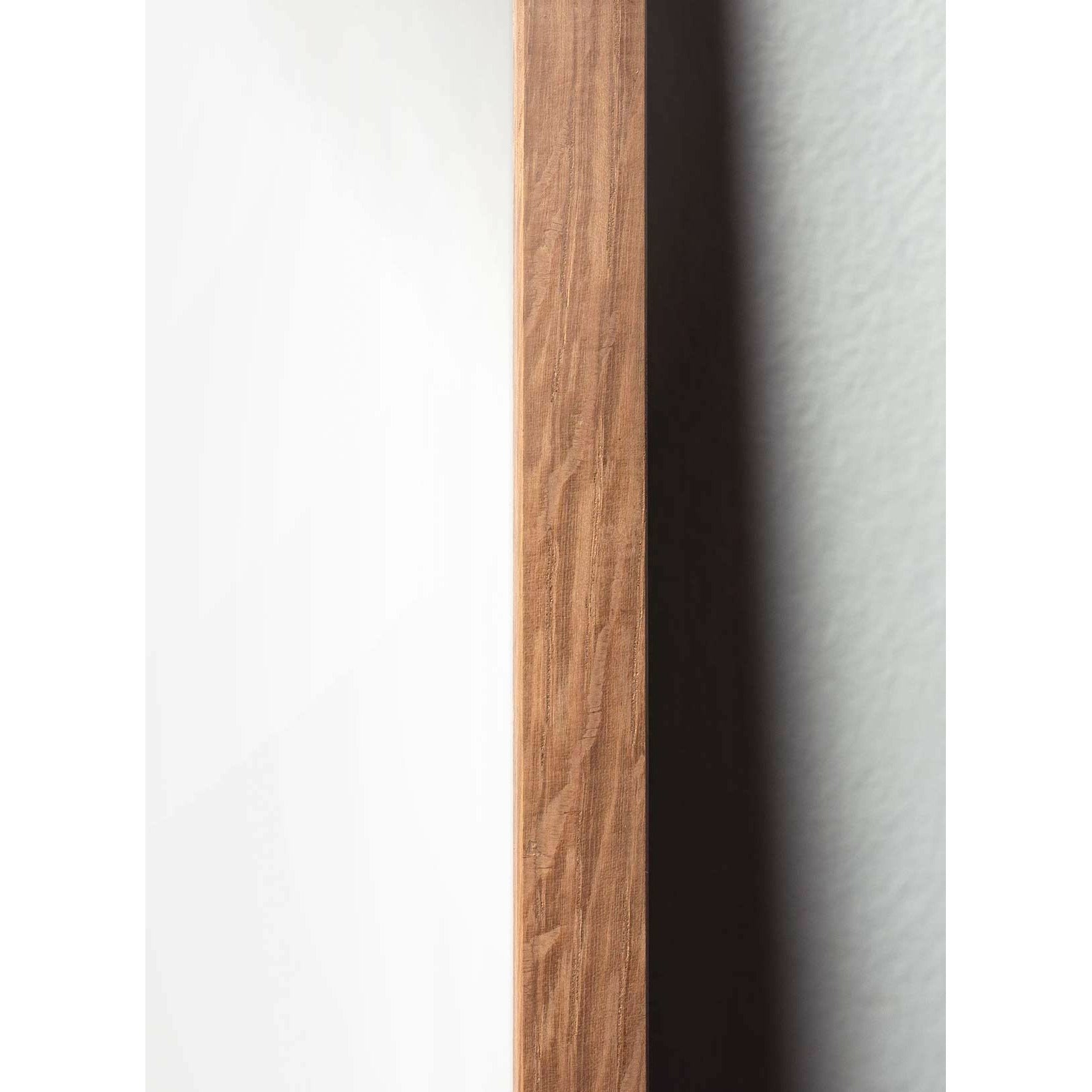 Pomysłowy plakat mrówek, rama wykonana z jasnego drewna 30x40 cm, białe tło