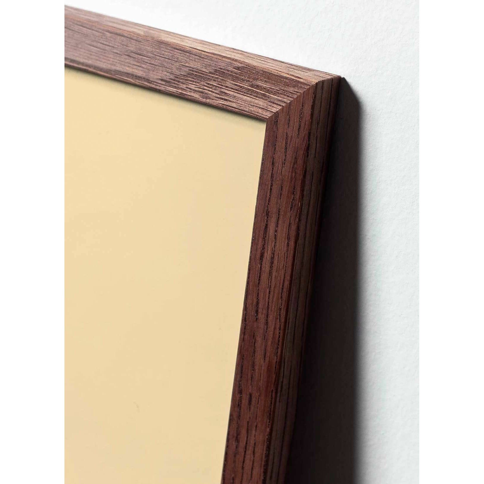 Pomysły Swan Classic Plakat, Dark Wood Frame 50x70 cm, ropopochodne tło