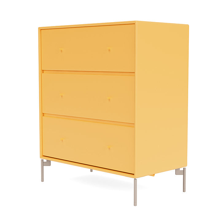 Montana Carry Dresser With Legs, Acacia/Mushroom