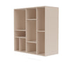 Montana Compile Decorative Shelf With Suspension Rail, Clay