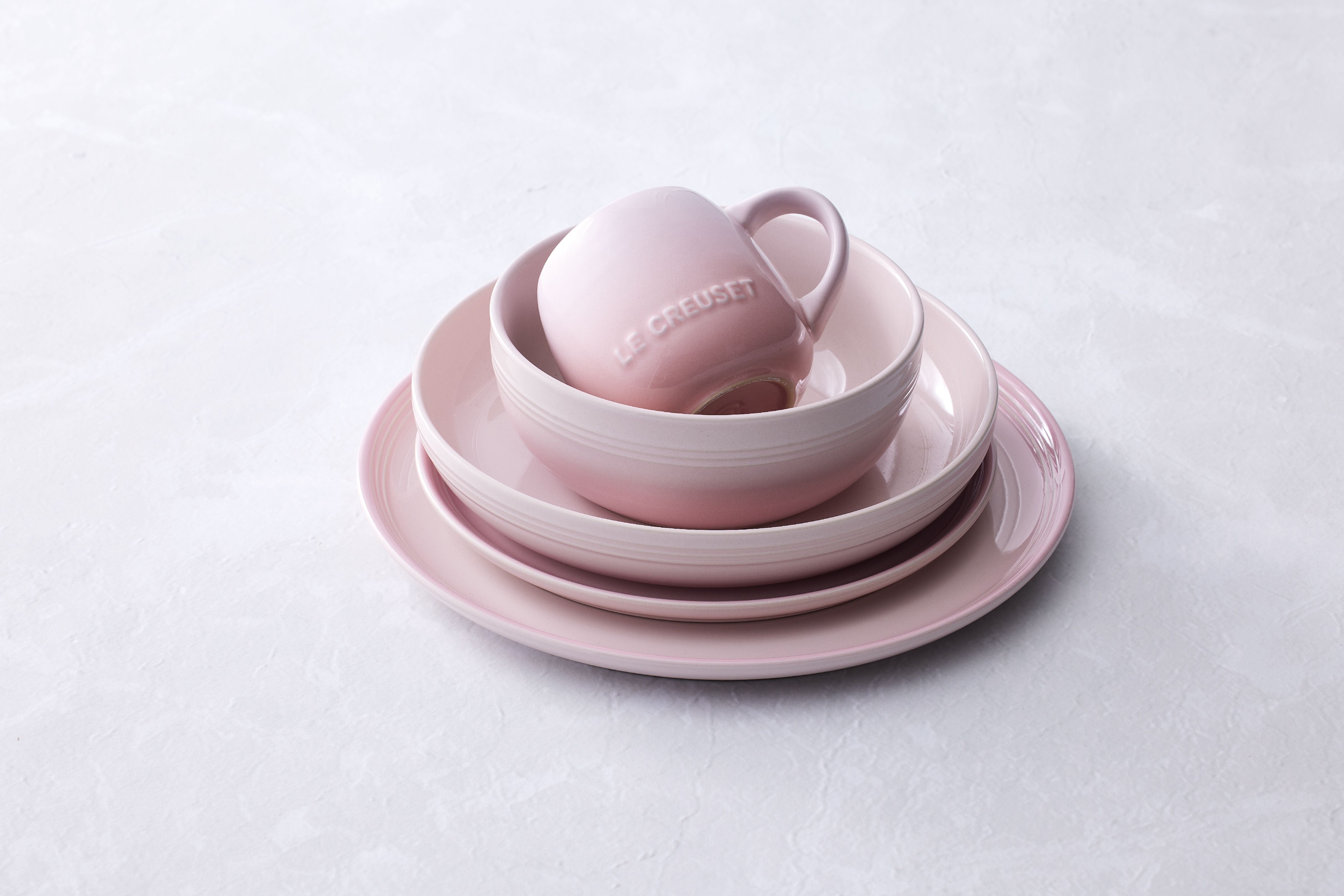 LE Creuset Coupe Talerz boczny, skorupa różowa