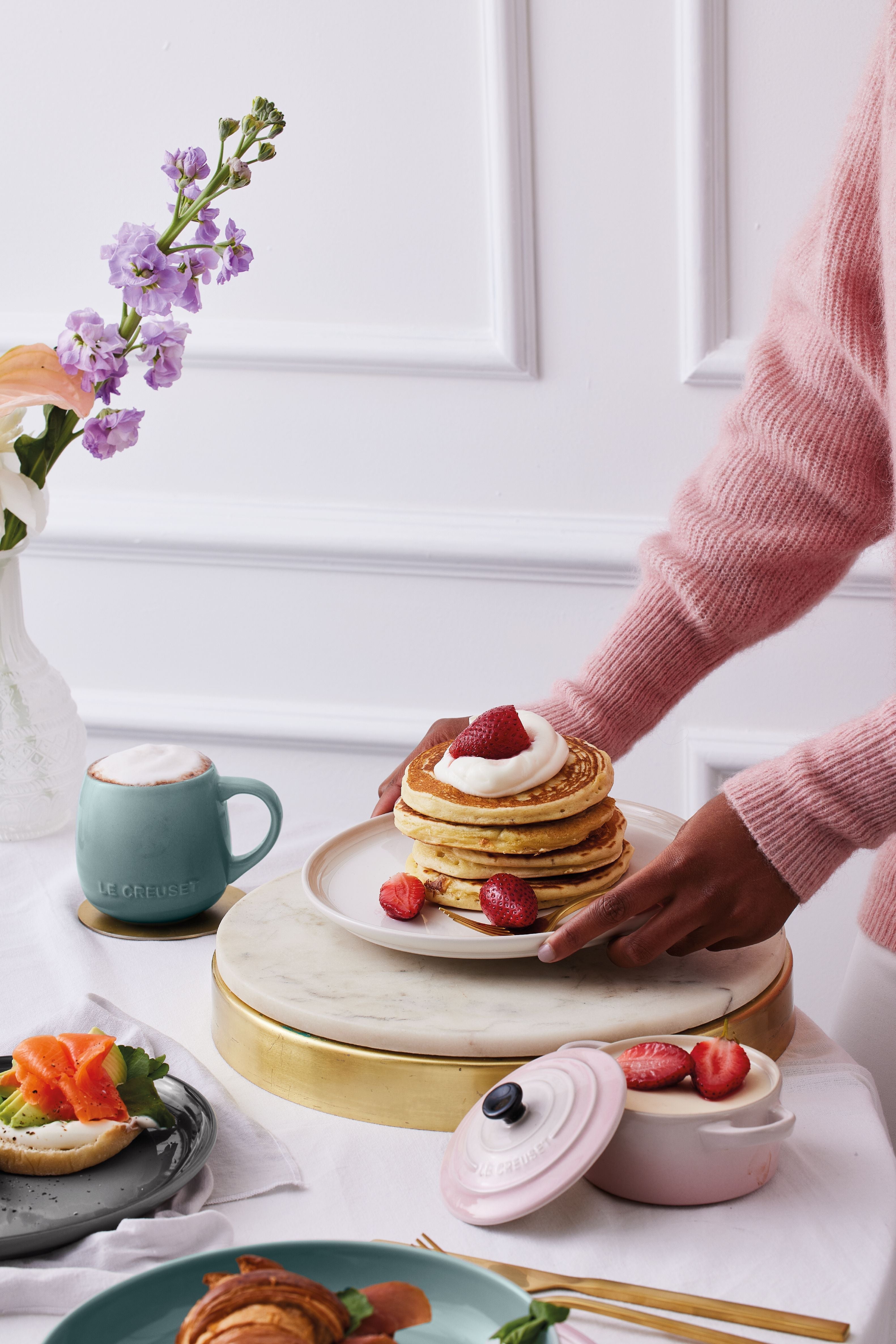 Le Creuset Coupe Side Plate, Meringue