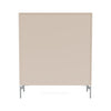 Montana Cover Cabinet With Legs, Clay/Matt Chrome