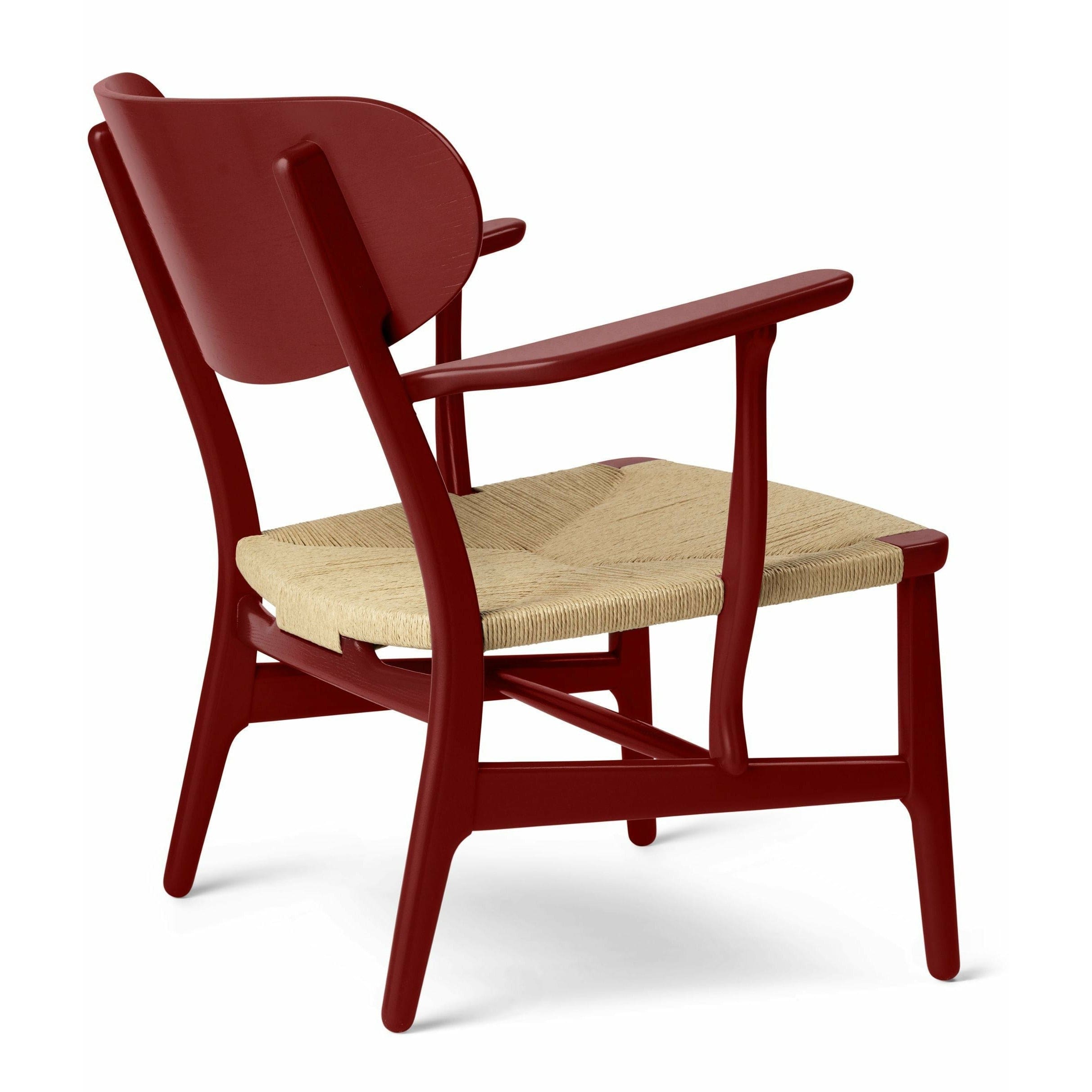 Carl Hansen CH22 REALGE FAILE Dębu, Falu Red/Natural Cord