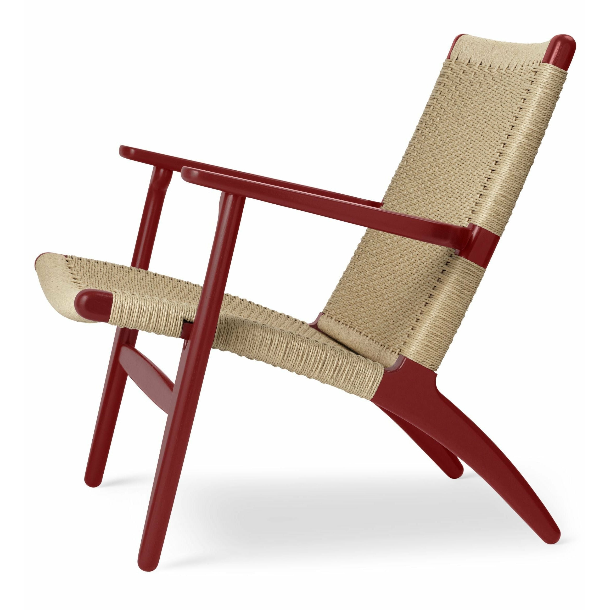 Carl Hansen CH25 REALGE FAILE DAK, FAU RED/Natural Cord