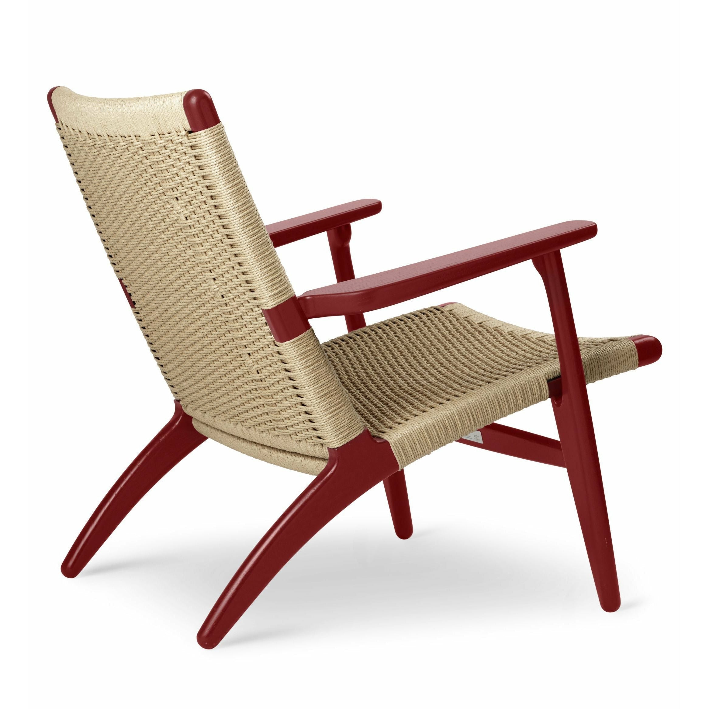 Carl Hansen CH25 REALGE FAILE DAK, FAU RED/Natural Cord