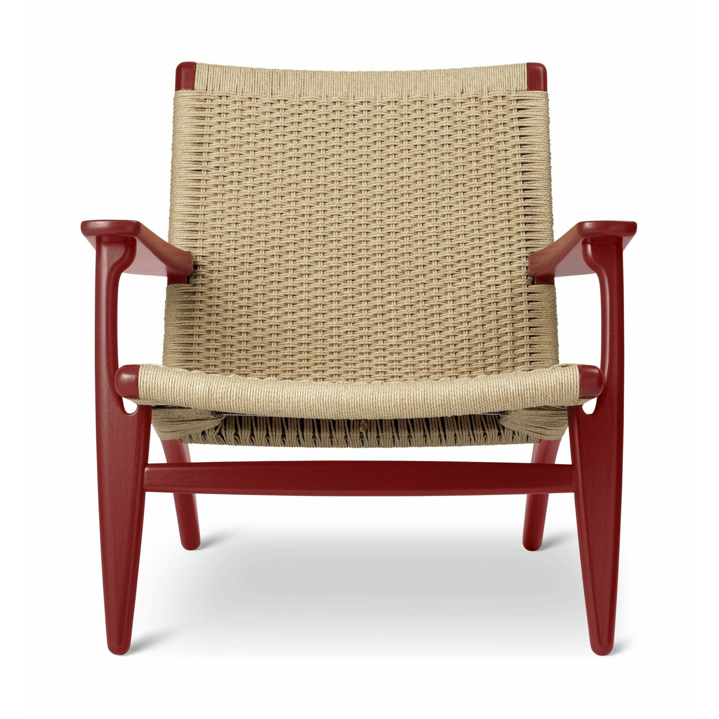 Carl Hansen CH25 REALGE FAILE DAK, FAU RED/Natural Cord