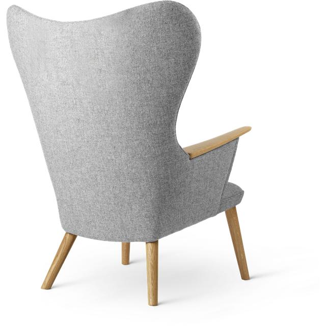 Carl Hansen CH78 MAMA Bear Lounge, Oak Oil/Grey Hallingdal 0130