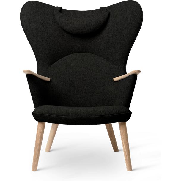 Carl Hansen CH78 MAMA Bear Lounge Frea, Mydło Oak/Dark Green Fiord 0991