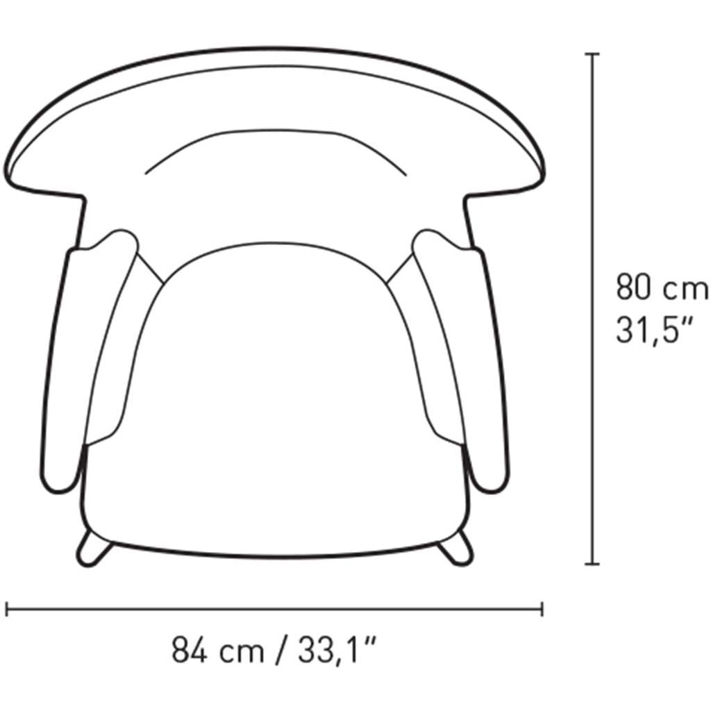 Carl Hansen CH78 MAMA Bear Lounge, dębowe mydło/szary Fiord 0151