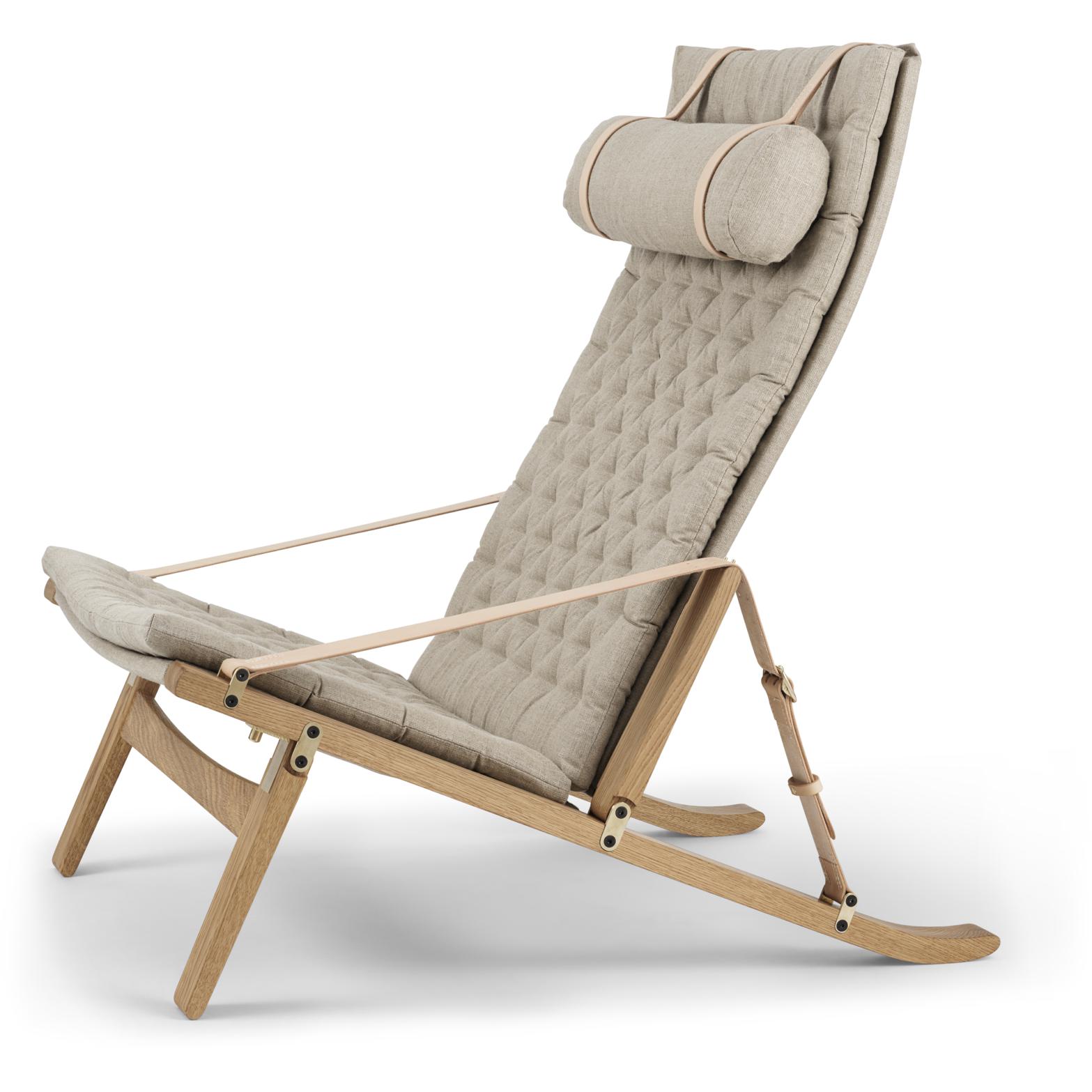 Carl Hansen FK10 PLICA Oak dębowy/płótno, naturalne