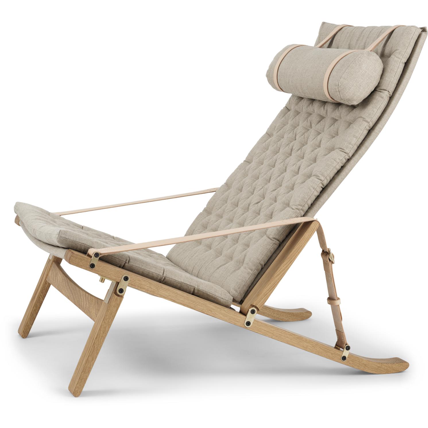 Carl Hansen FK10 PLICA Oak dębowy/płótno, naturalne