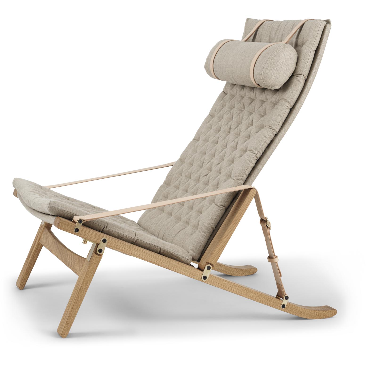 Carl Hansen FK10 PLICA Oak dębowy/płótno, naturalne