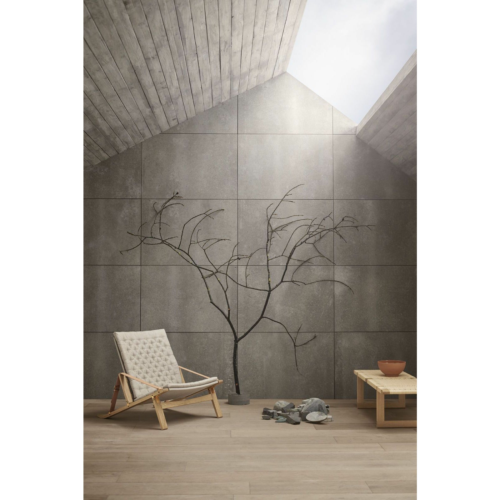 Carl Hansen FK11 Plica Frea Oak naiwane/płótno, naturalne