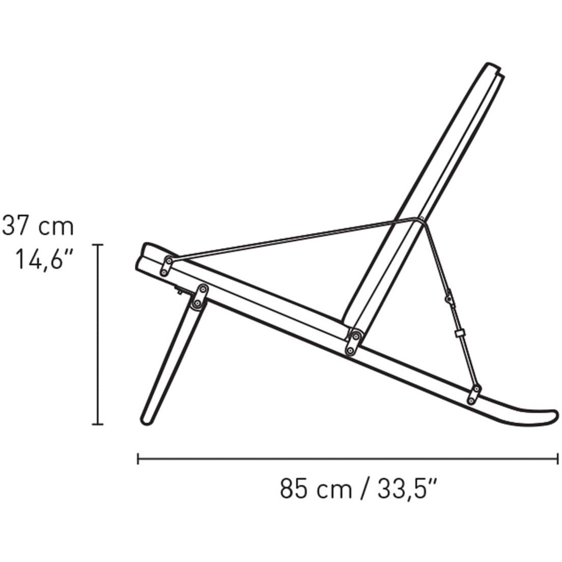 Carl Hansen FK11 Plica Frea Oak naiwane/płótno, naturalne