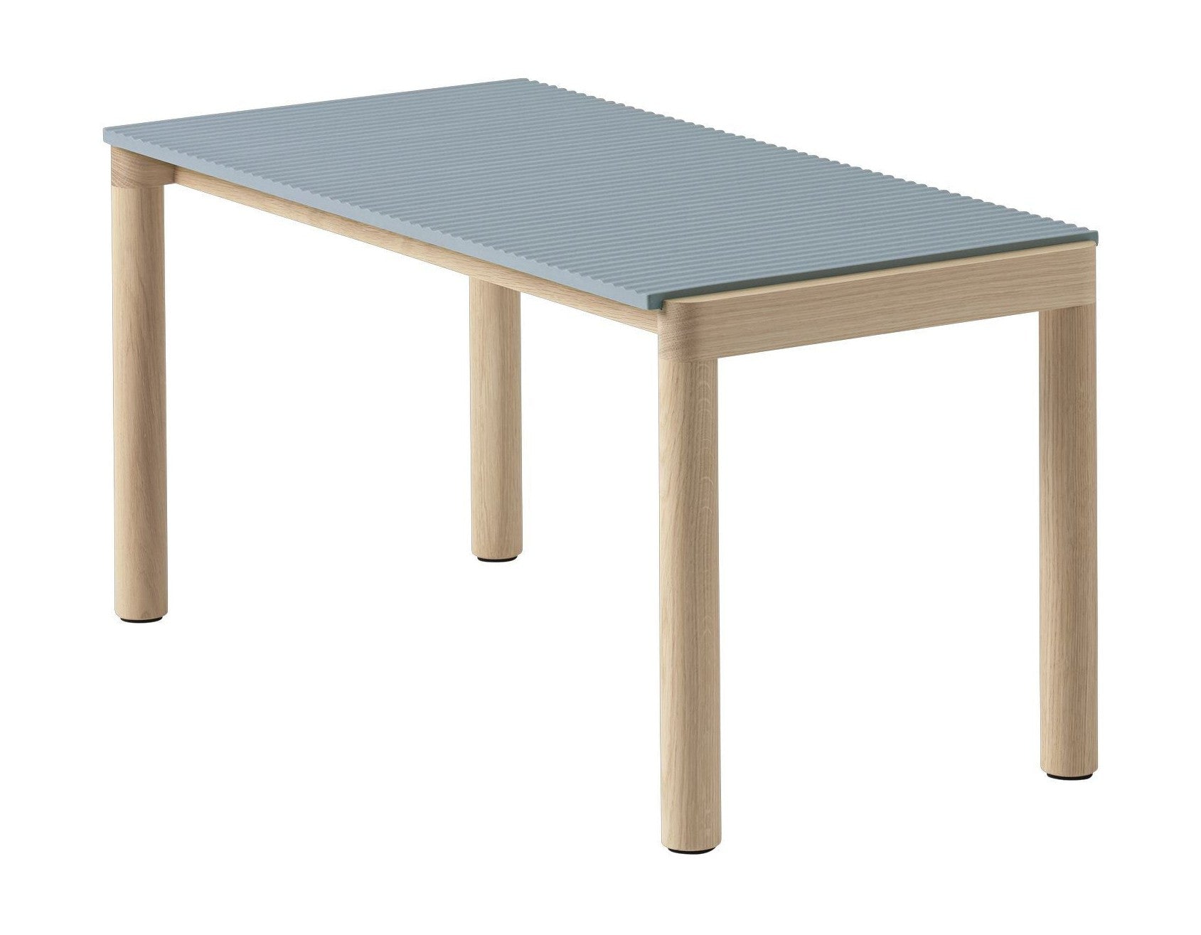 Muuto para stolika kawy 1 Faluje jasnoniebieski/dębowy, 40 x 84 x 40 cm