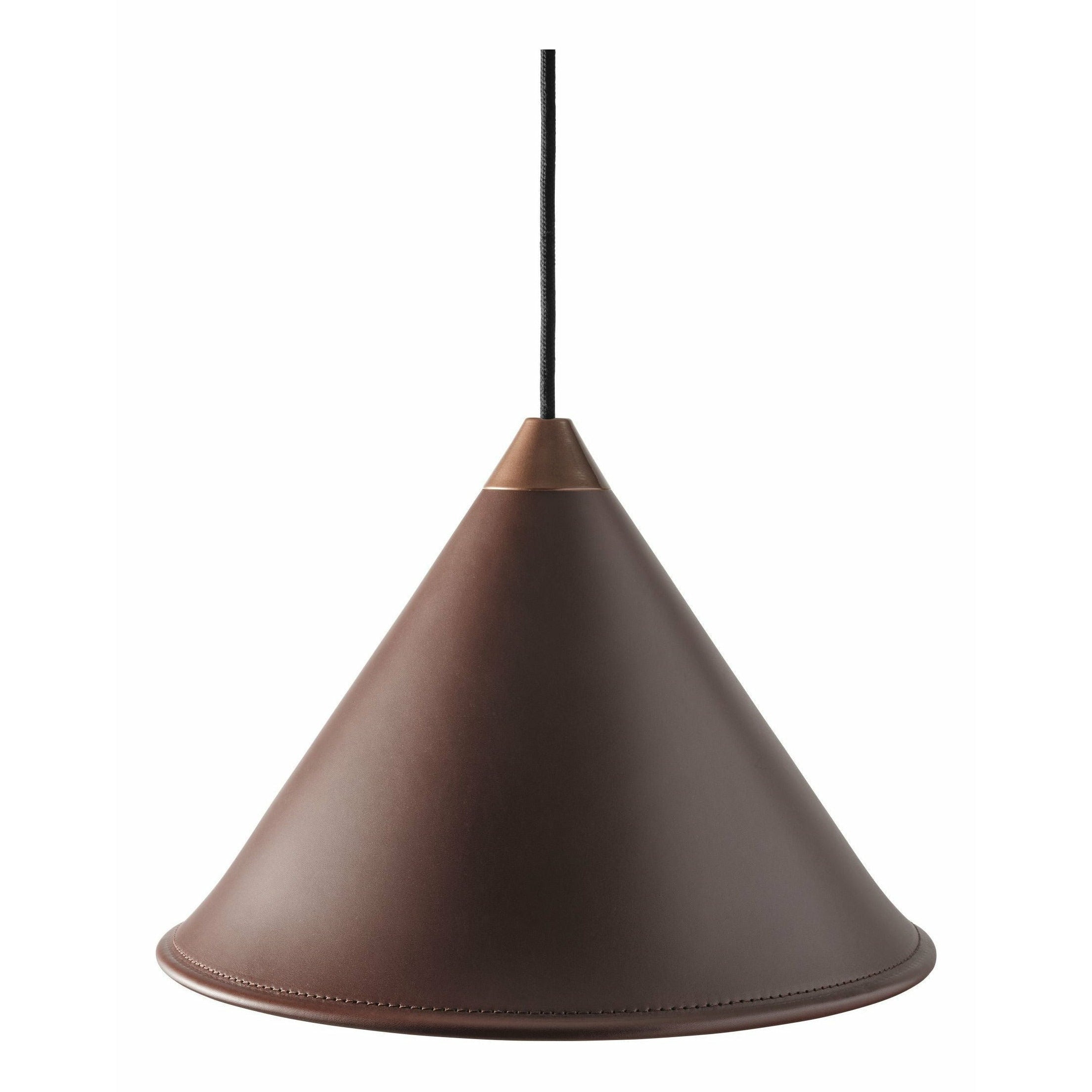 Cuero Namibia Pendant ø 45 Cm, Chocolate/Copper With Black Cable