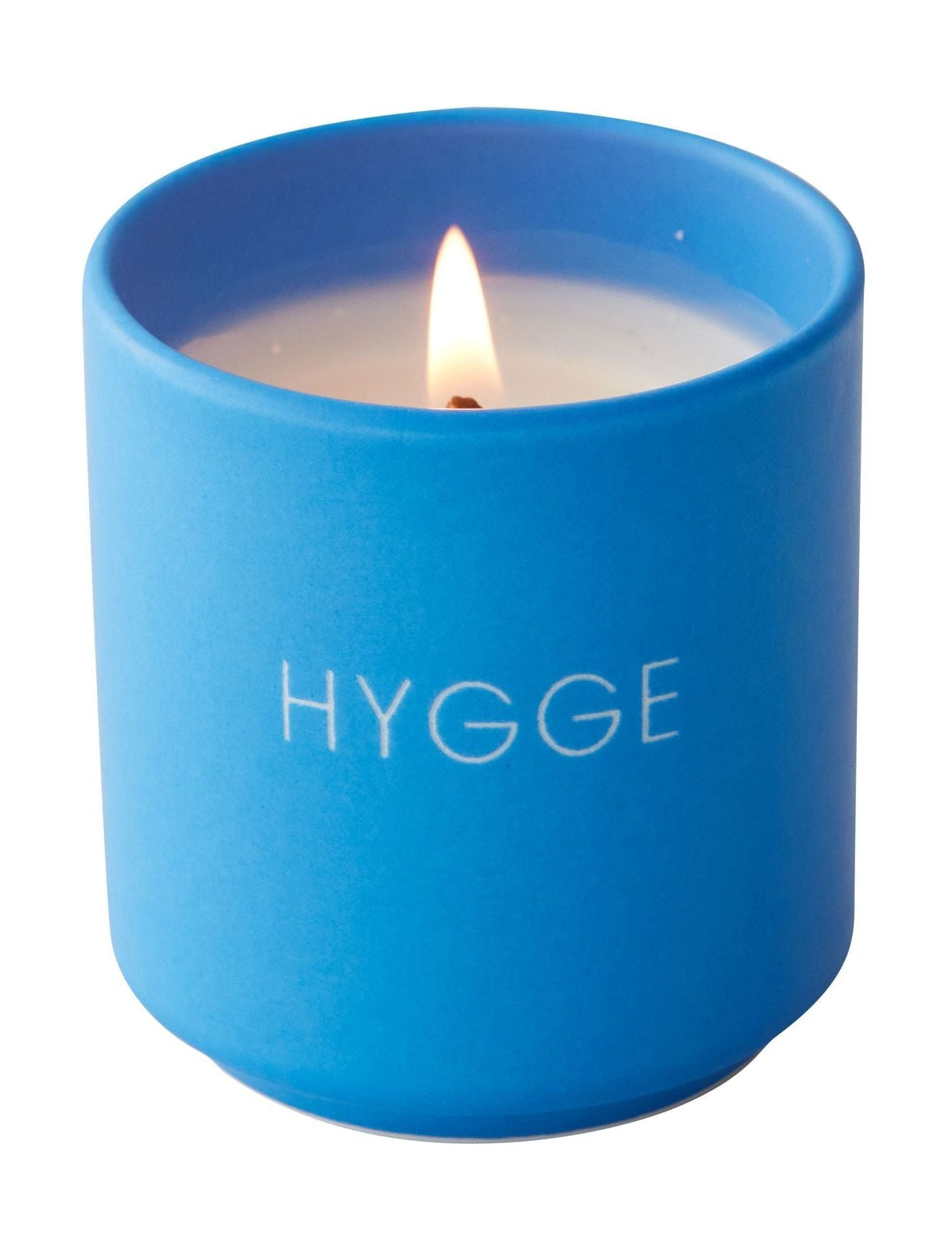 Listy projektowe zapachowe świeca przytulna, kobaltowy niebieski