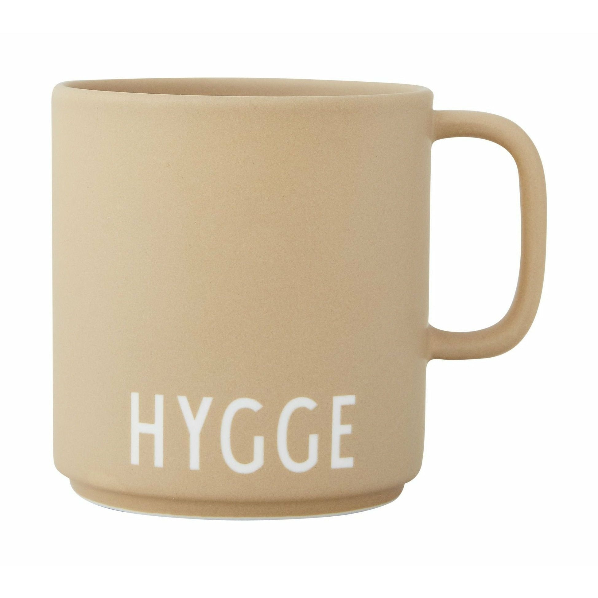 Design Letters Favorite Mug With Handle Cozy, Beige