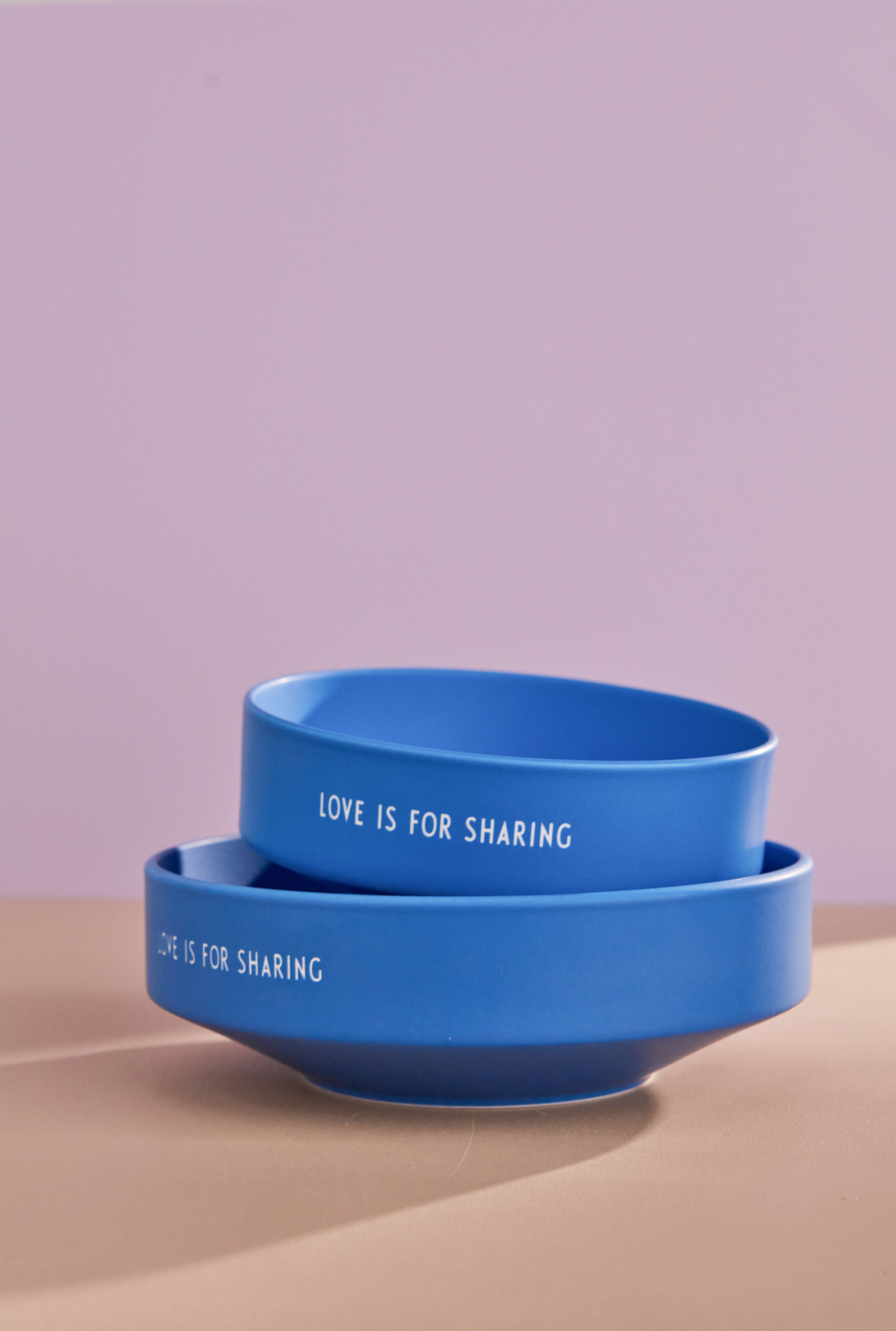 Design Letters Favorite Bowl Large, Cobalt Blue
