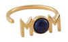 Listy projektowe Pierścień Mama 18k złota, Lapis Lazuli Blue