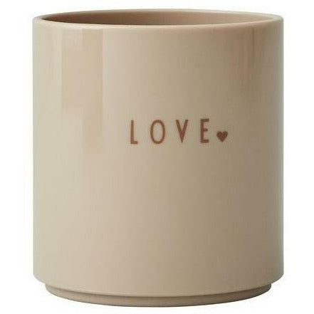 Design Letters Mini Favorite Mug Beige, Love