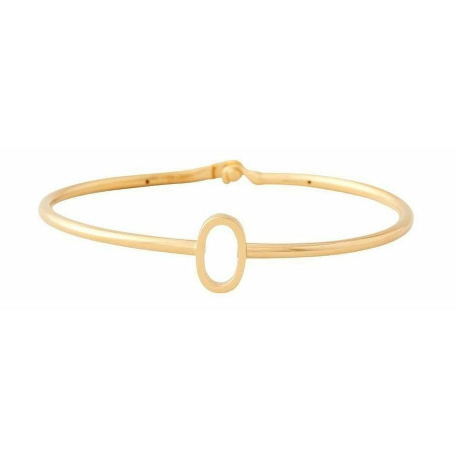 Design Letters My Bangle O Bangle, 18k Gold Plated Silver