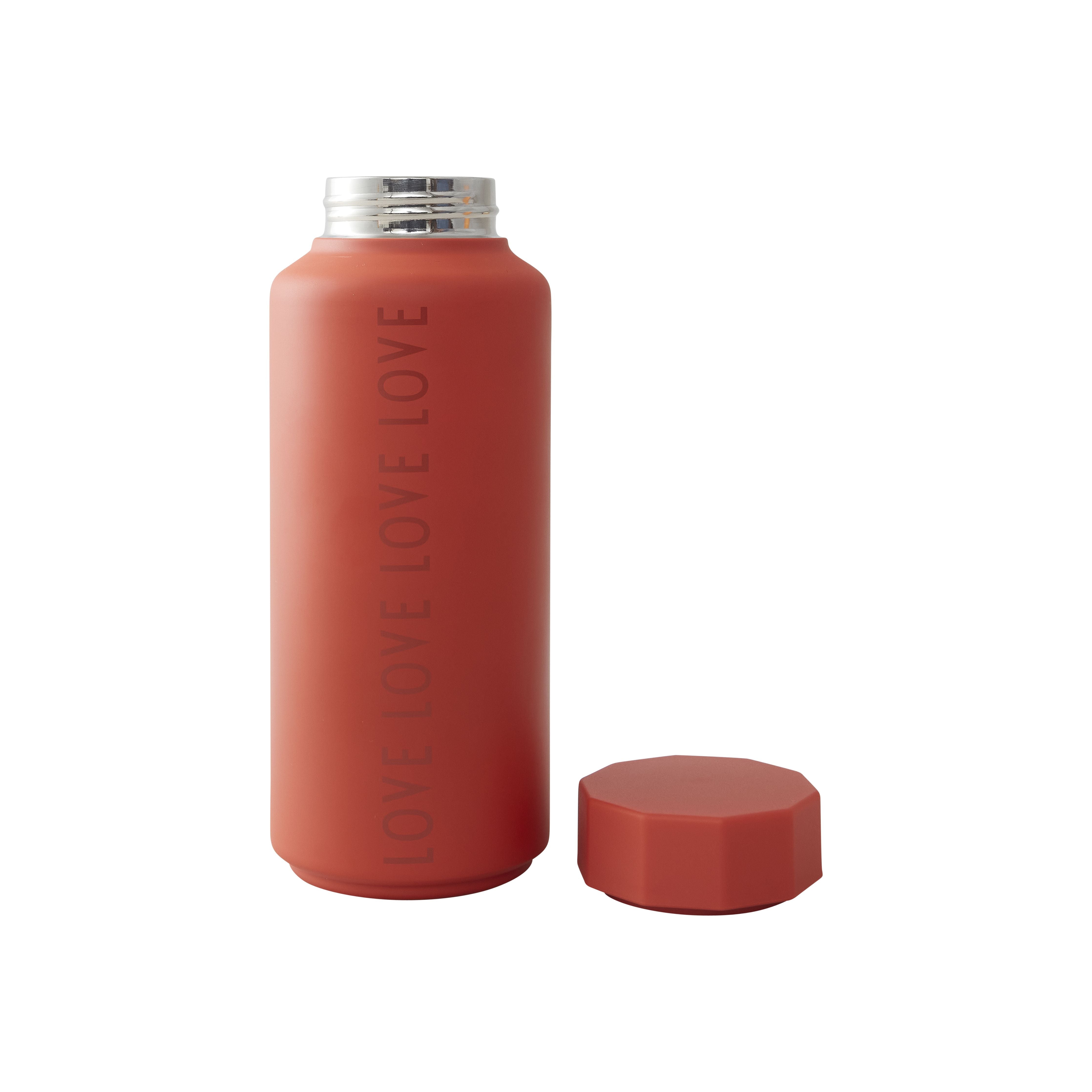 Design Letters Special Edition Thermo Bottle 500 Ml, Terracotta