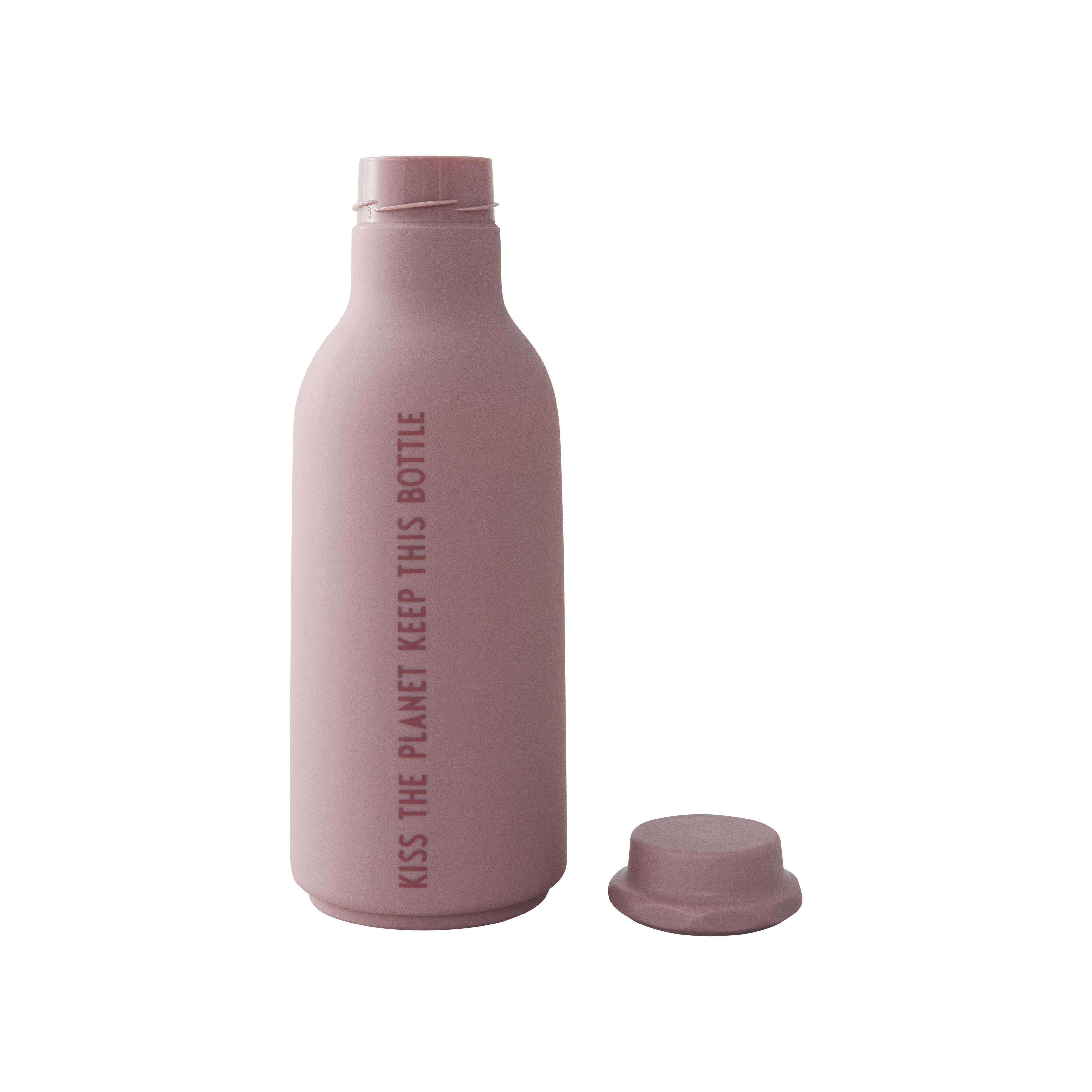 Design Letters To Go Bottle Water Bottle 500 Ml, Dark Pink