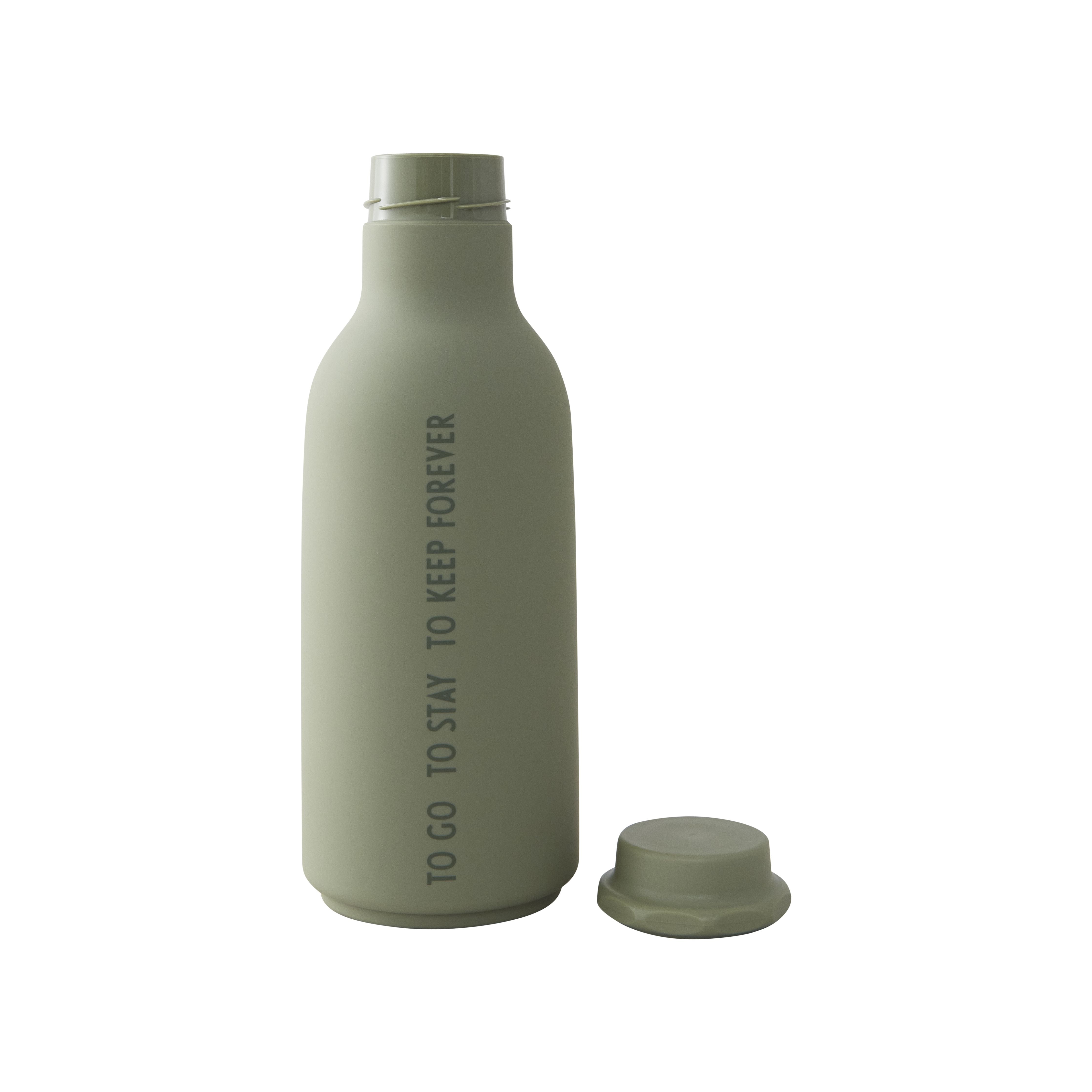 Design Letters To Go Bottle Water Bottle 500 Ml, Forest Green