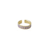 Projektowanie słowo słowo pierścień cukierki ukochany mosiężny złoto plated, fiolet