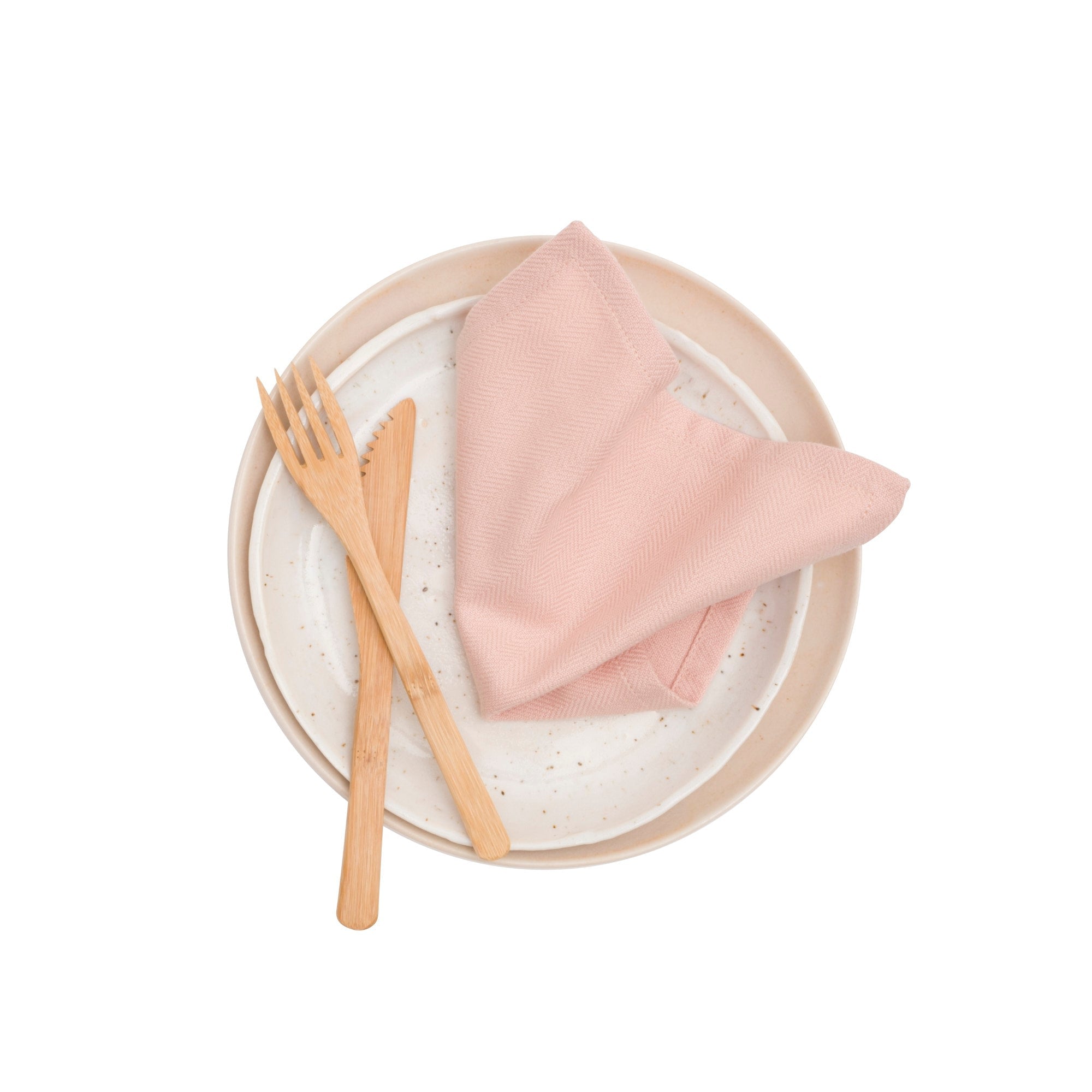 The Organic Company Everyday Napkin, Pale Rose