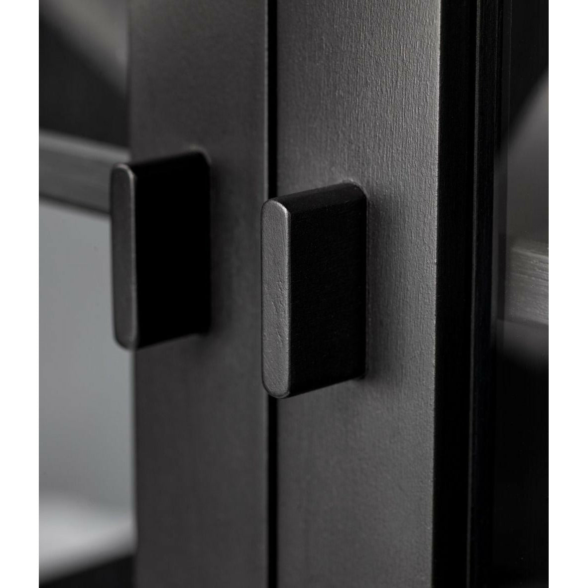 Fdb Møbler A90 Boderne Display Cabinet Beech Black Lacquered, H: 127 Cm
