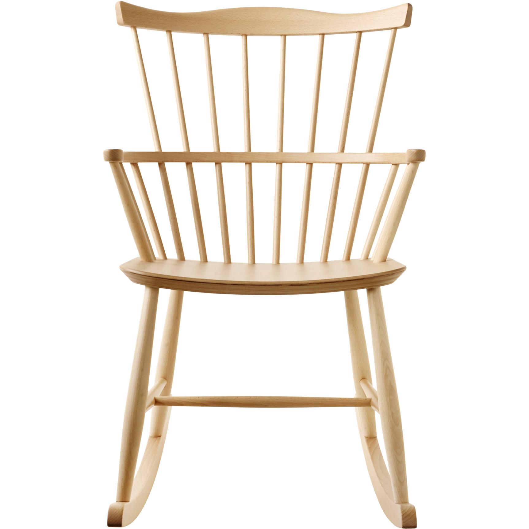 Fdb Møbler Børge Mogensen Rocking Chair Beech, Natural, H 90cm