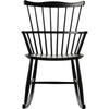 Fdb Møbler Børge Mogensen Rocking Chair Beech, Black, H 90cm