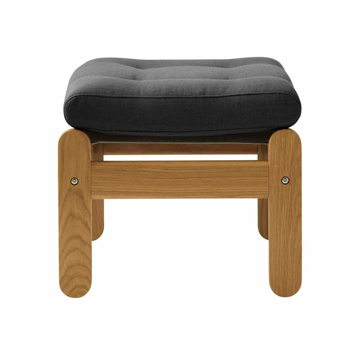 Fdb Møbler J113 Footstool, Dark Grey 60153