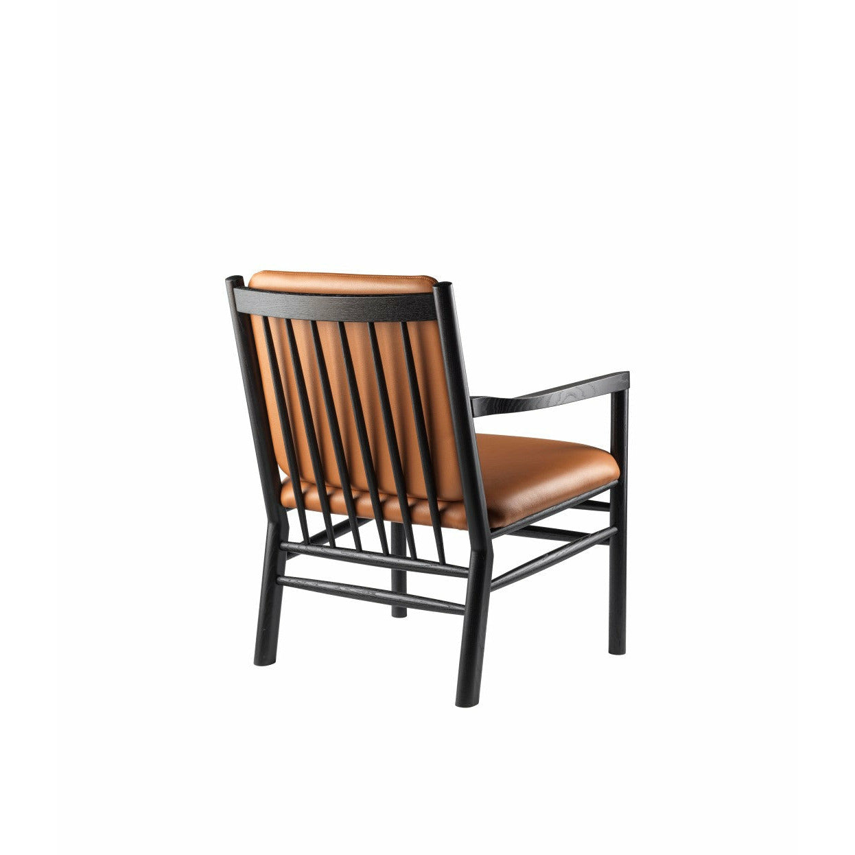 Fdb Møbler J147 Armchair, Black/Cognac