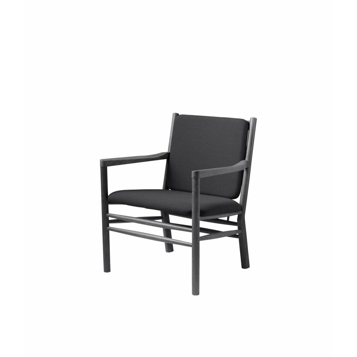 Fdb Møbler J147 Armchair, Black/Dark Grey