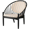 Fdb Møbler J166 Jørna Armchair, Black/Checkered