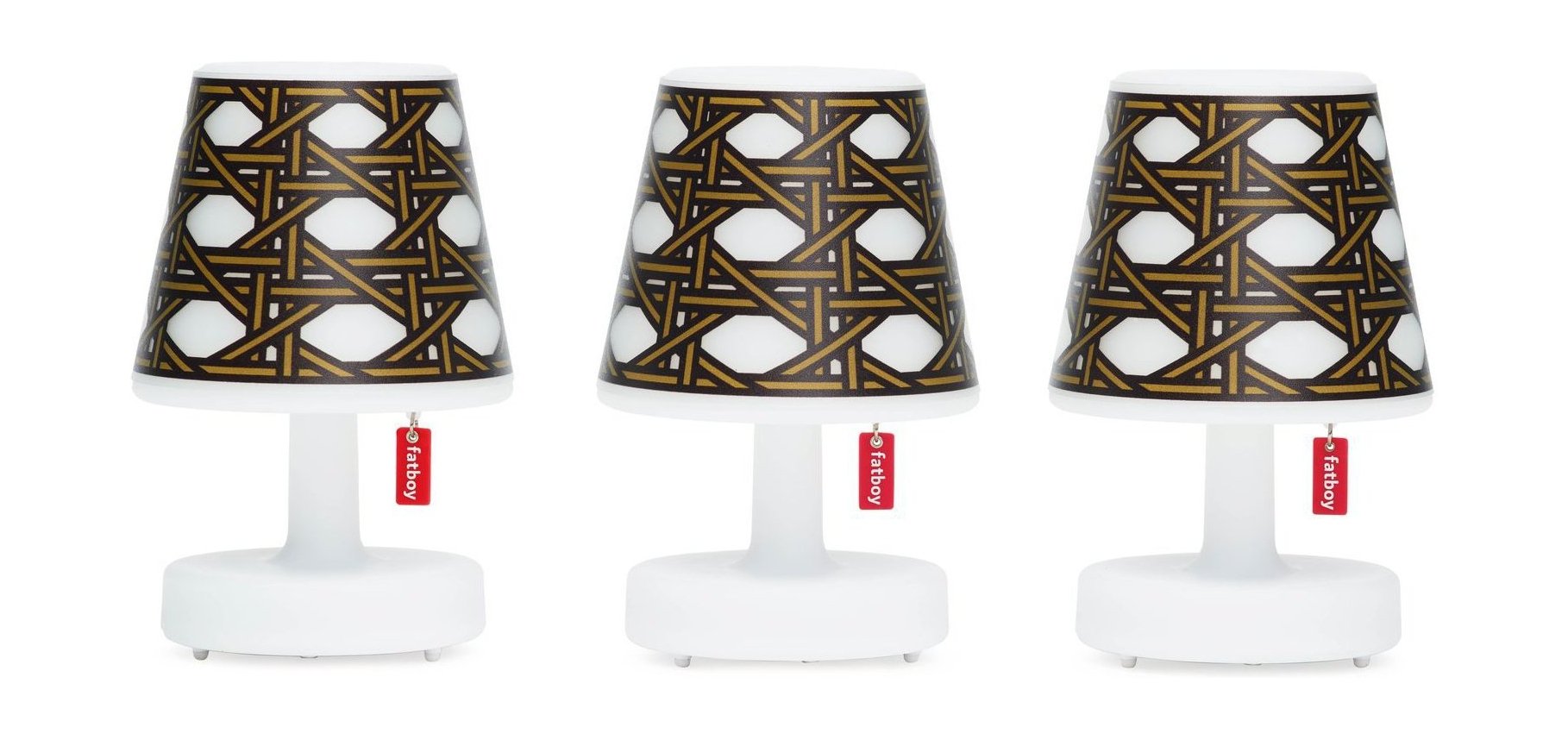 Fatboy Edison The Mini Cappie Lampshades Set Of 3 Mikado, Gold Honey