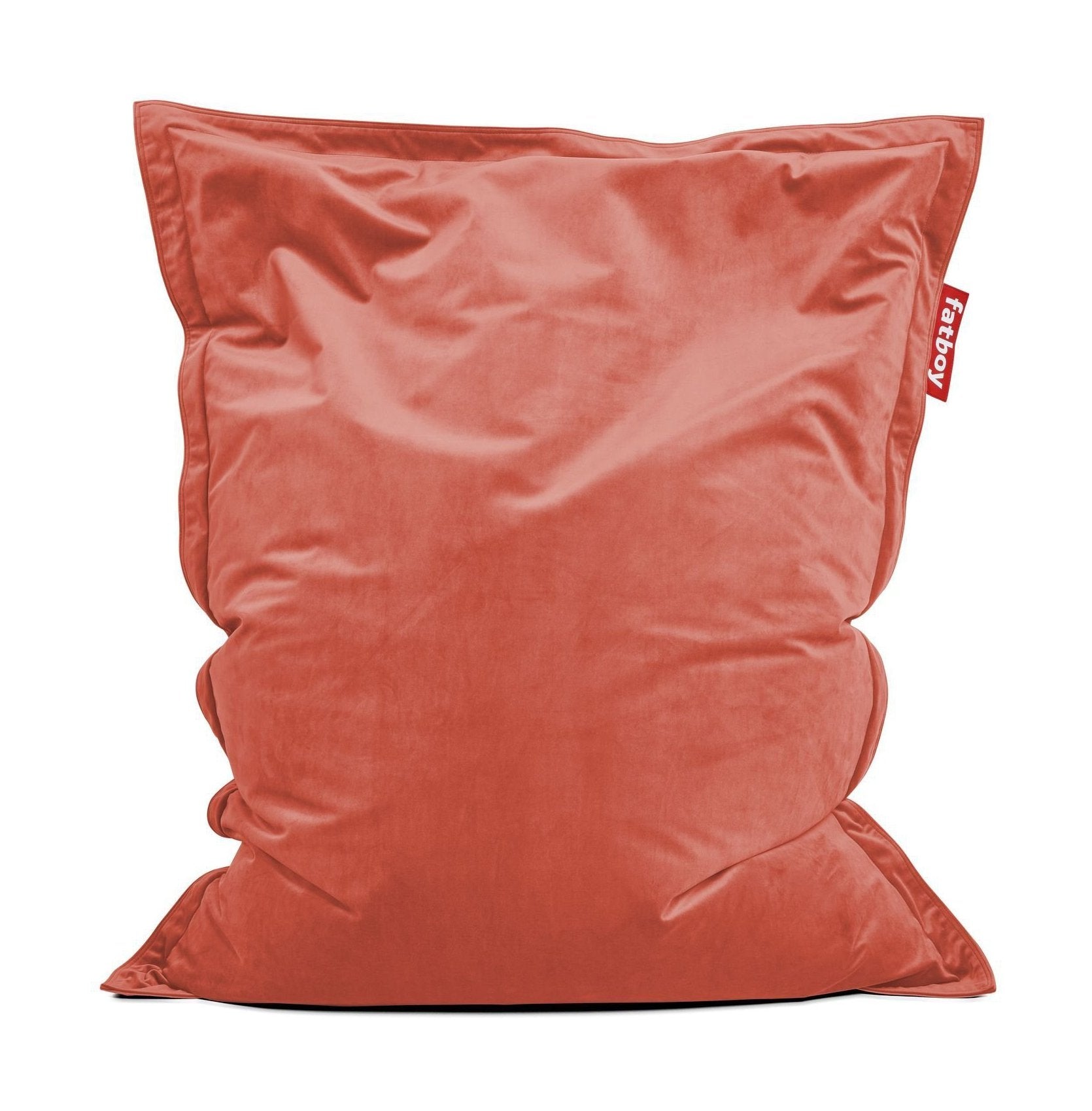 Fatboy Original Slim Velvet Recycled Beanbag, Rhubarb