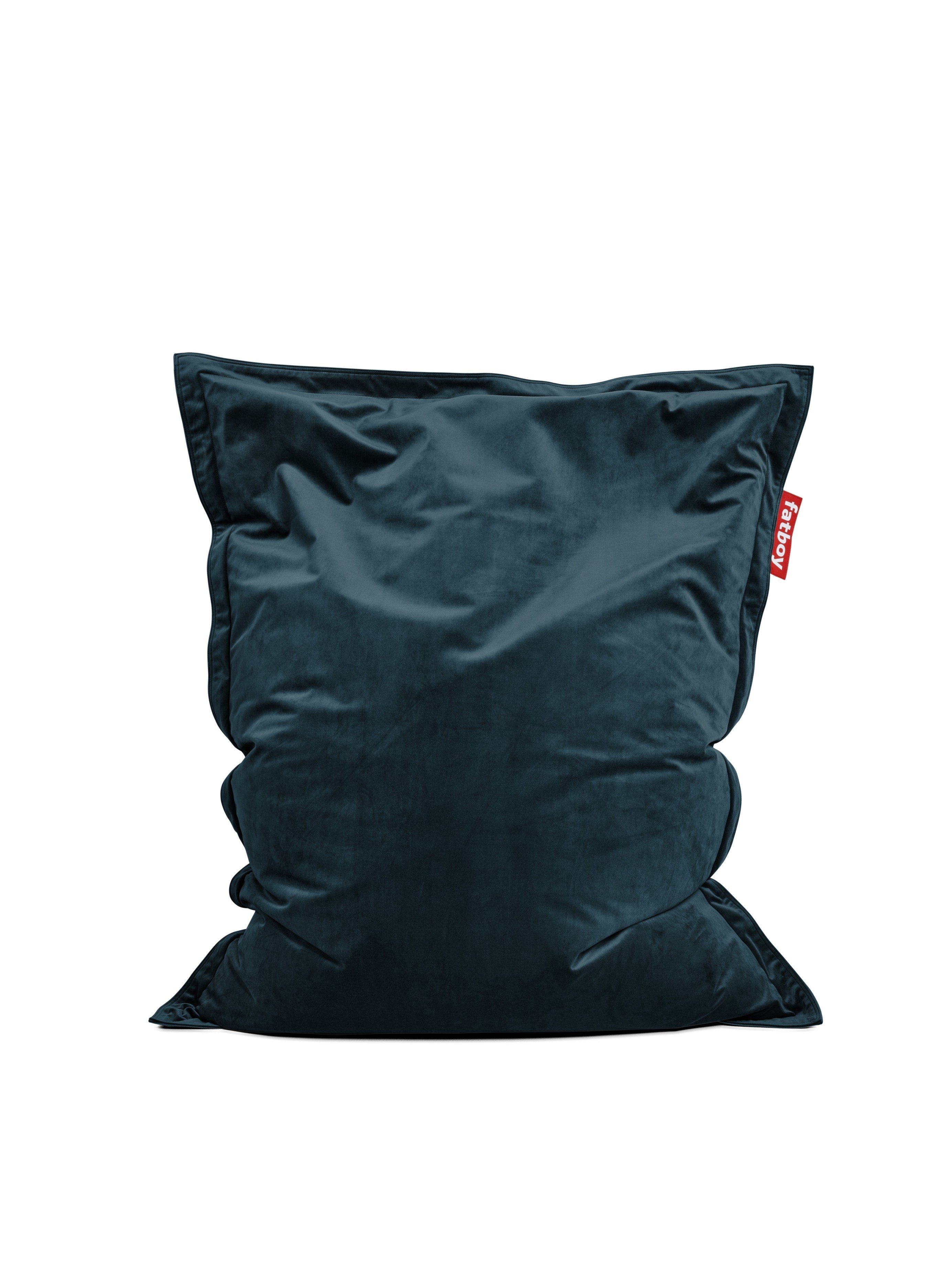 Fatboy Original Slim Velvet Beanbag, Recycled Petrol Blue