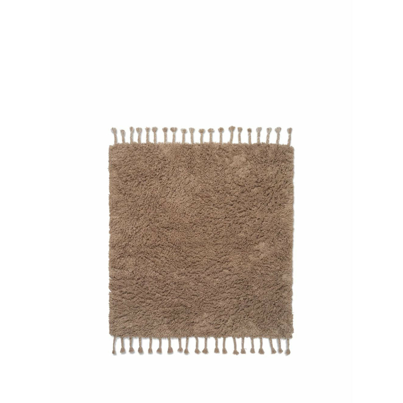 Ferm Living Amass Long Pile Rug, White Pepper