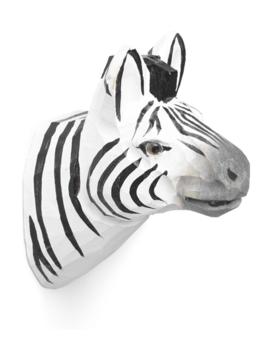 Ferm Living Animal Ręka rzeźbiona hak zebra