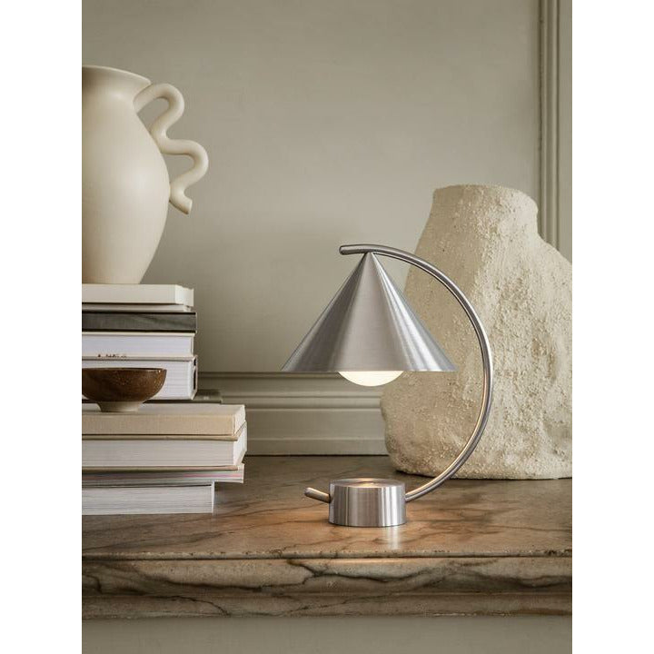 Ferm Living Meridian Pordebable Light, stal nierdzewna