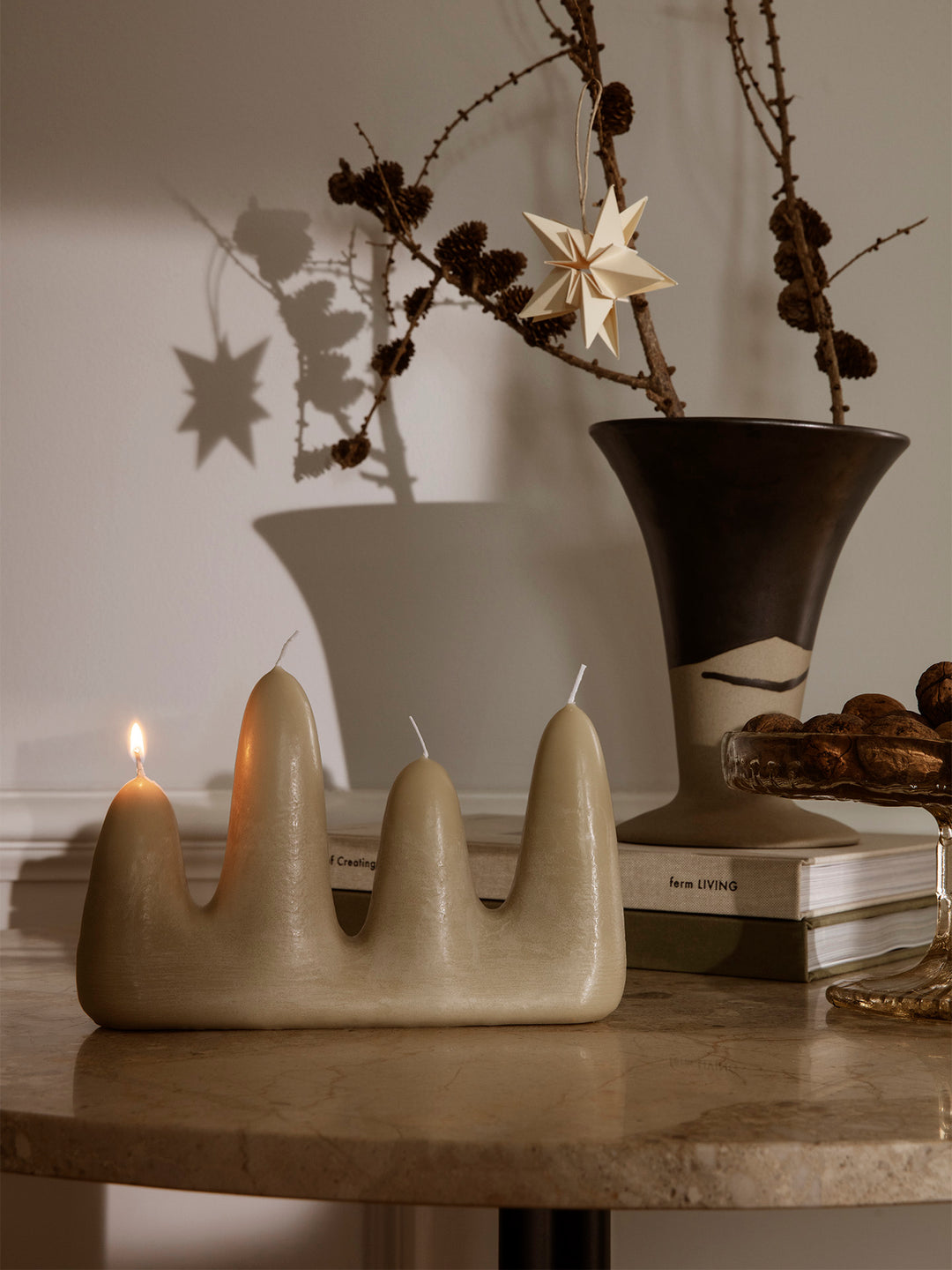 Ferm Living Stala Candle, piasek