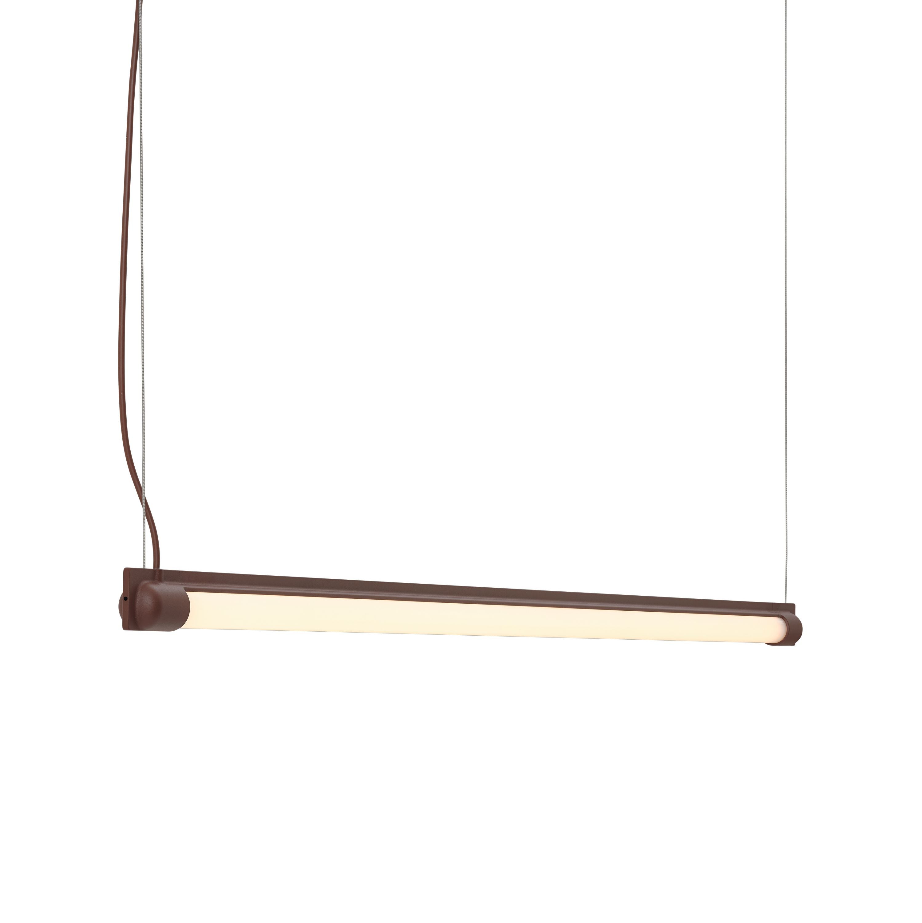 Muuto drobny wisiorek głęboki czerwony, 90 cm